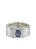Parts of Four sterling-silver Sistema tanzanite ring
