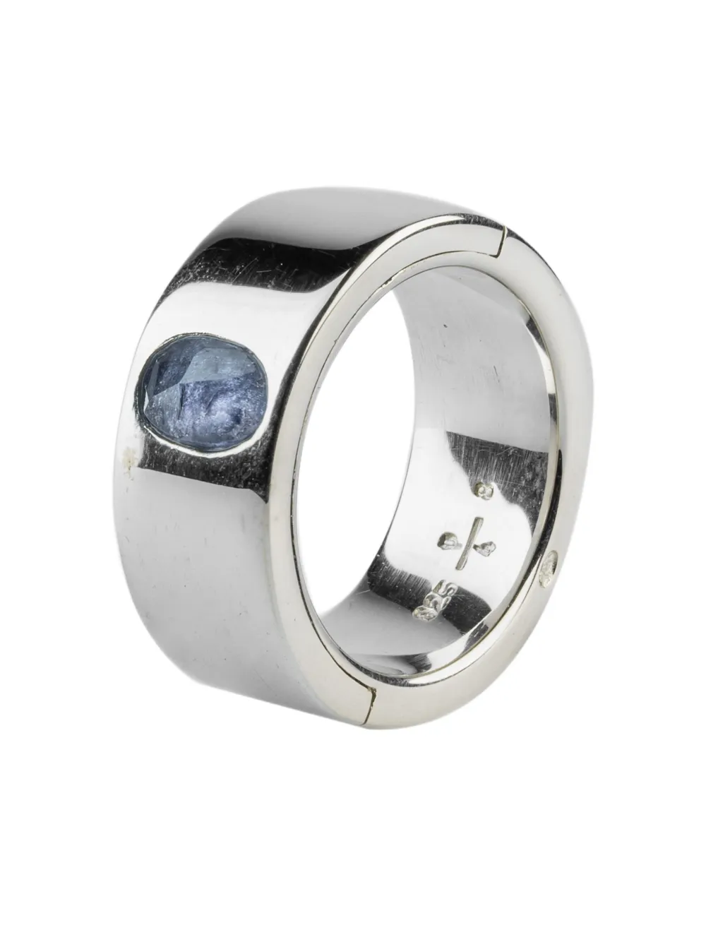 Parts Of Four Sterling-silver Sistema Tanzanite Ring In Metallic