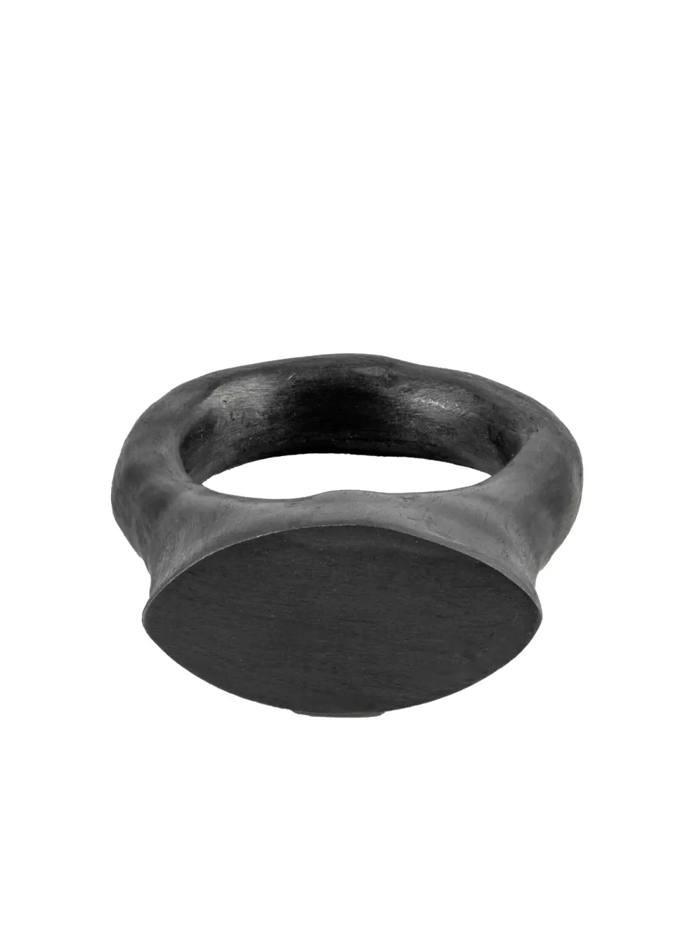 Parts of Four oxidised sterling-silver Roman ring - ブラック Parts of Four oxidised sterling-silver Roman ring - ブラック