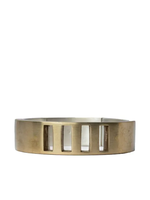 Parts of Four sterling silver Sistema Punchout bracelet