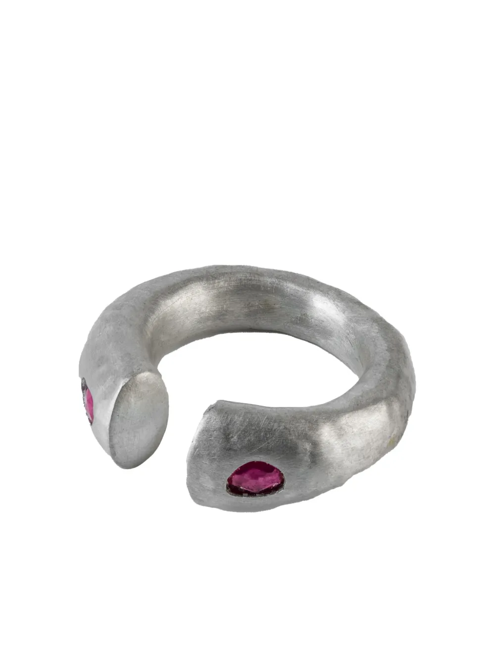 Parts of Four sterling silver Little Druid ruby ring | Fine Rings | Image 2