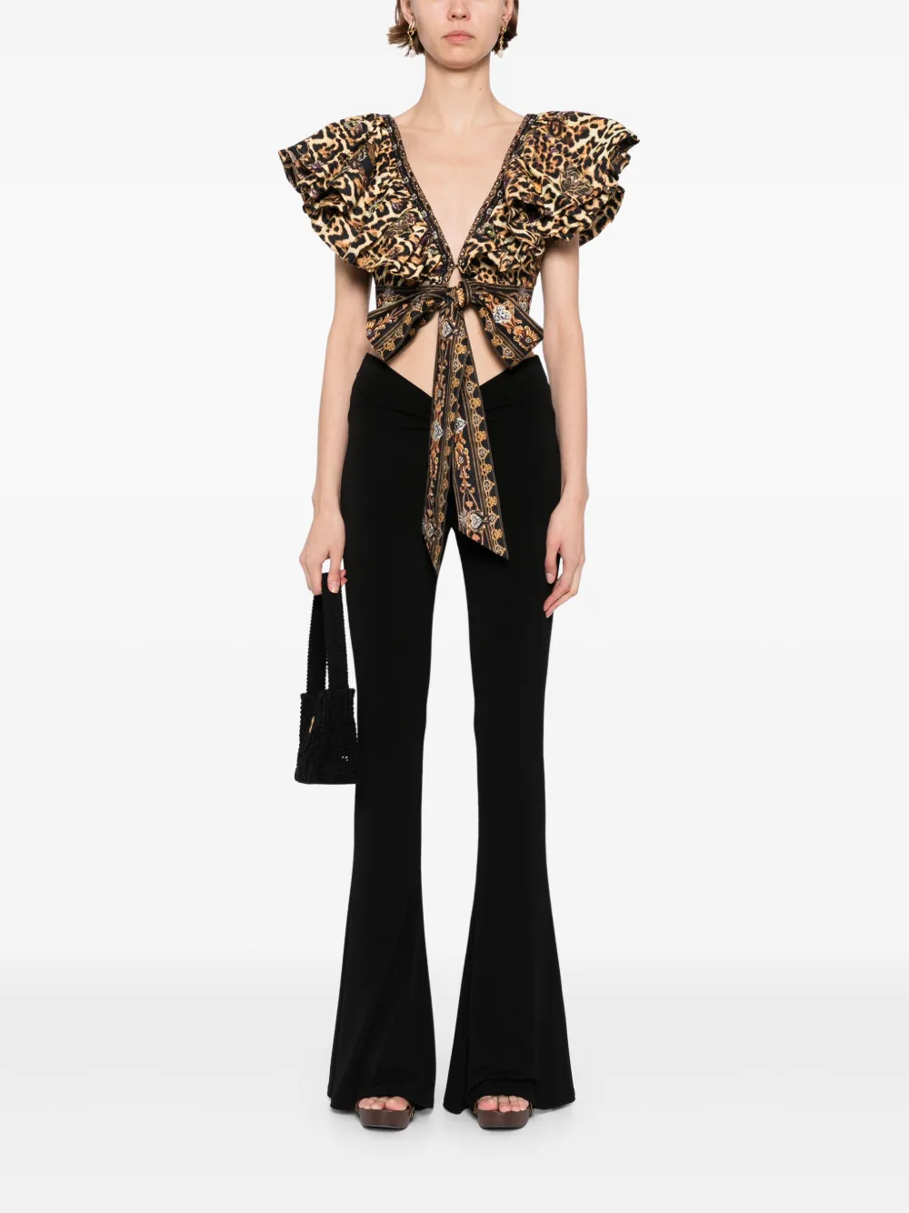 Camilla ruffle wrap top | Vests & Tank Tops | Image 2