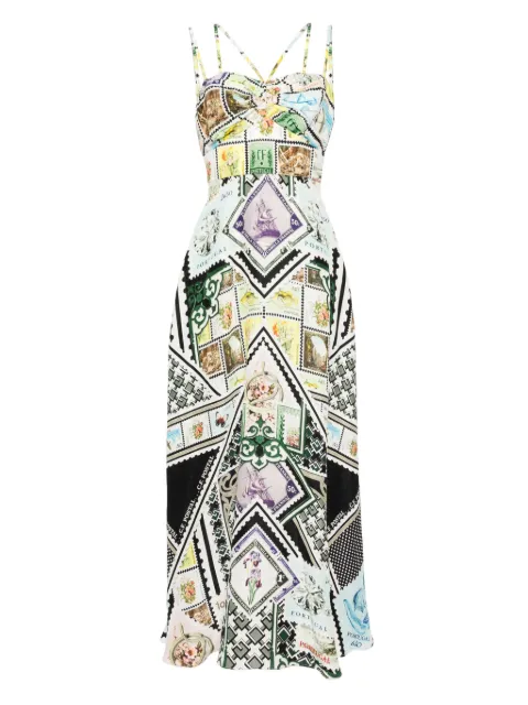 Camilla strap-detail dress