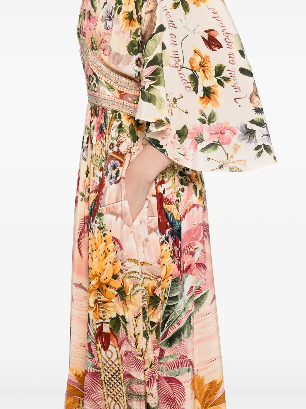 Camilla Getailleerde jurk Roze