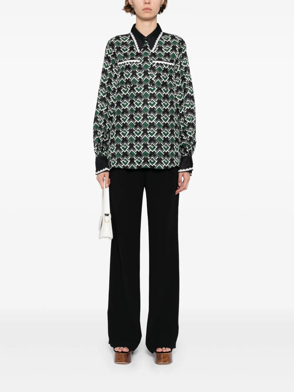 Camilla Pockets My Porto Pen Pal blouse - Groen