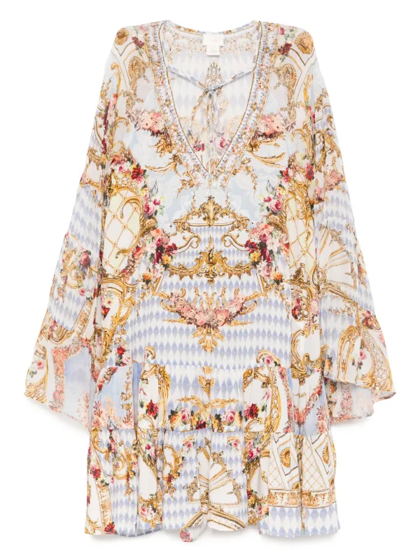 Camilla Throne Games Dress in Blue