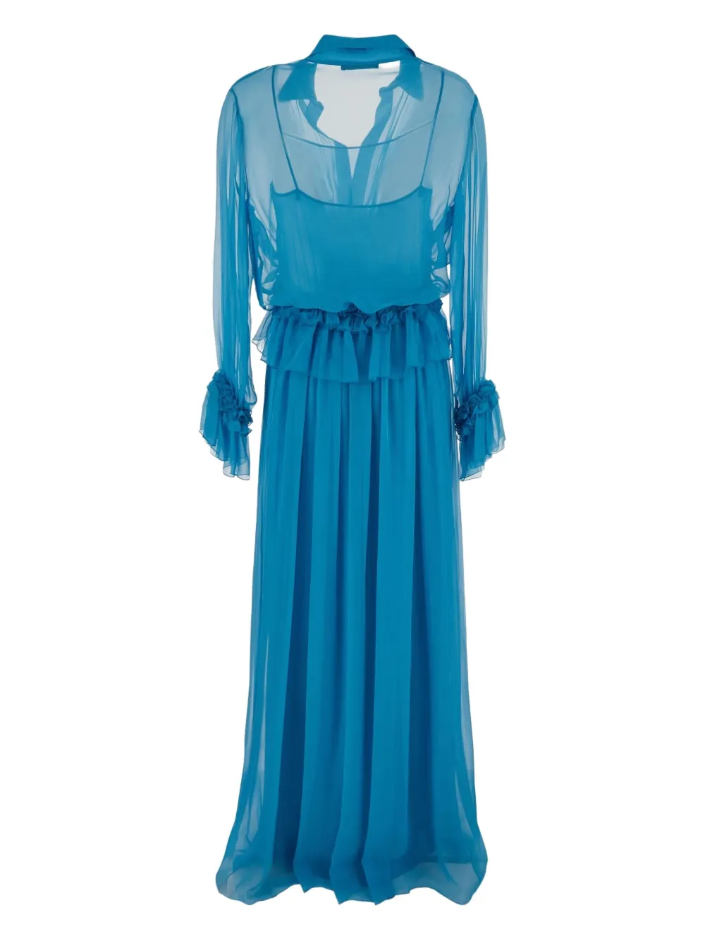 Alberta Ferretti Zijden jurk - Blauw