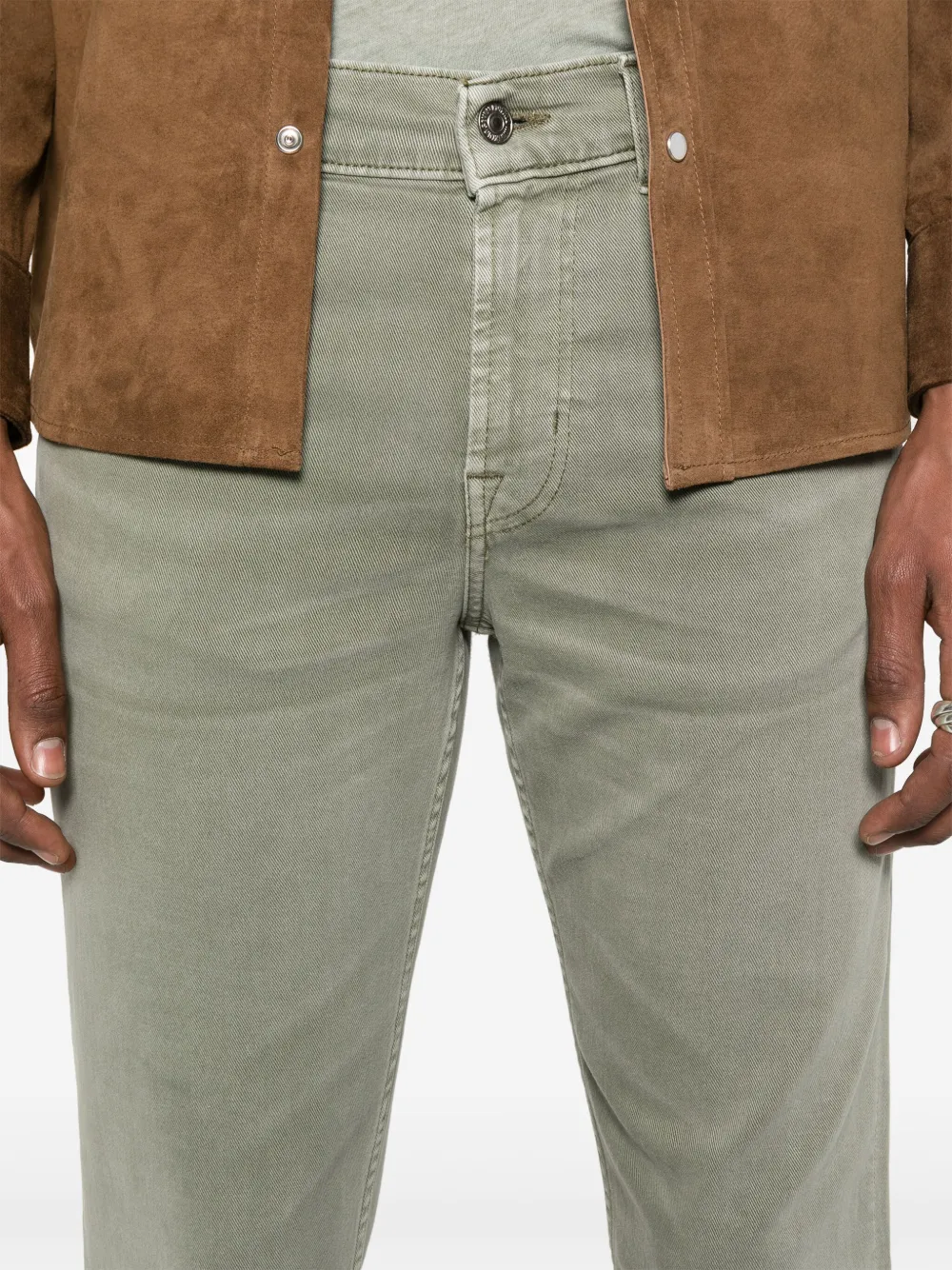 7 For All Mankind Jeans Groen