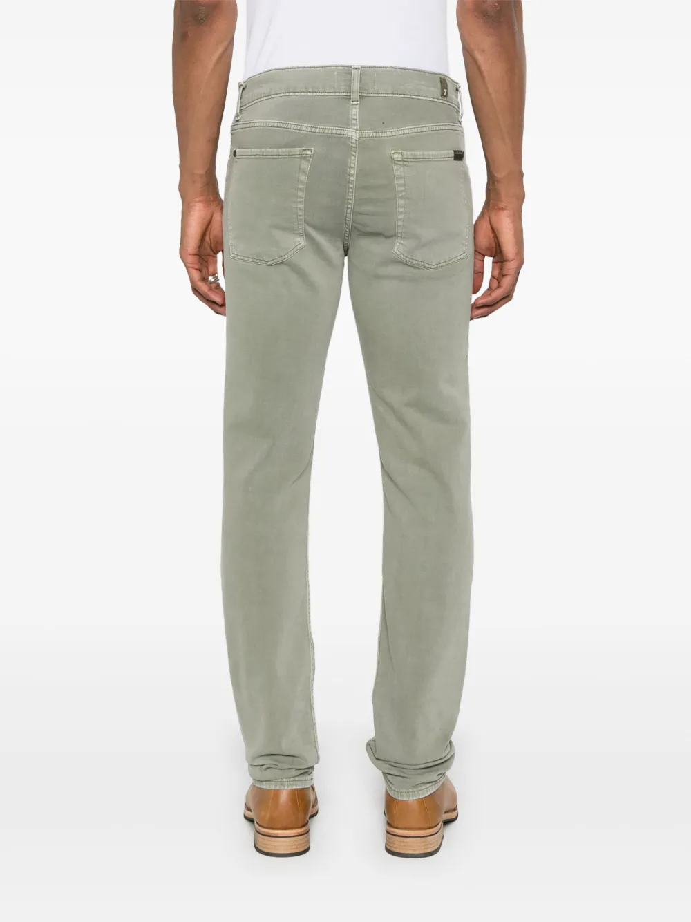 7 For All Mankind Jeans Groen