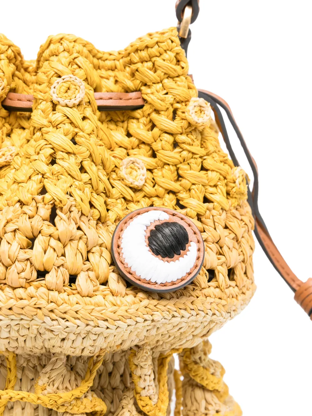 Anya Hindmarch Jellyfish shopper Geel