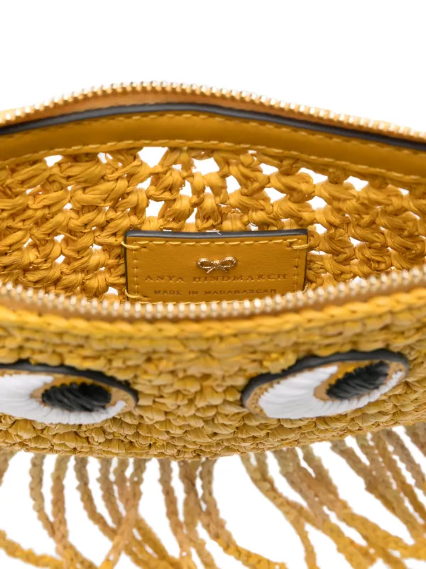 ANYA HINDMARCH ネオンイエロー クラッチバッグ Girlie Stuff Pouch | Anya Hindmarch US