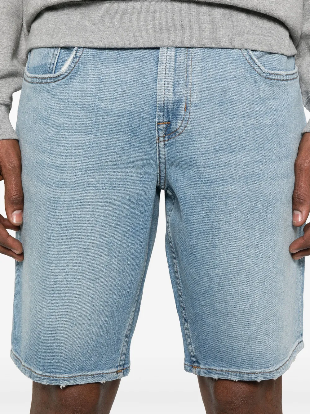 7 For All Mankind Denim shorts Blauw