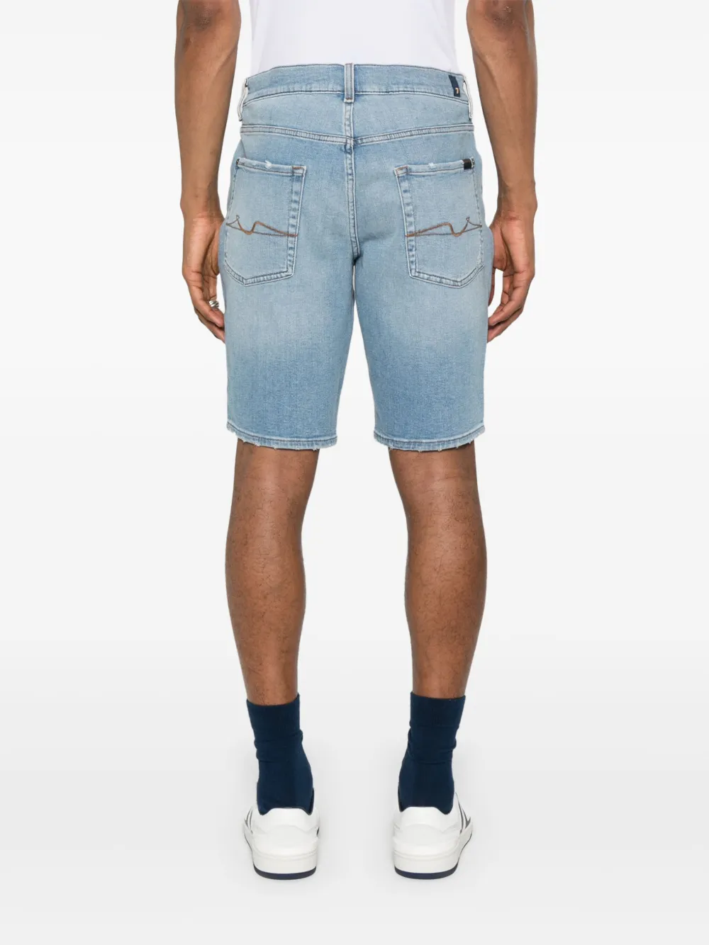 7 For All Mankind Denim shorts Blauw