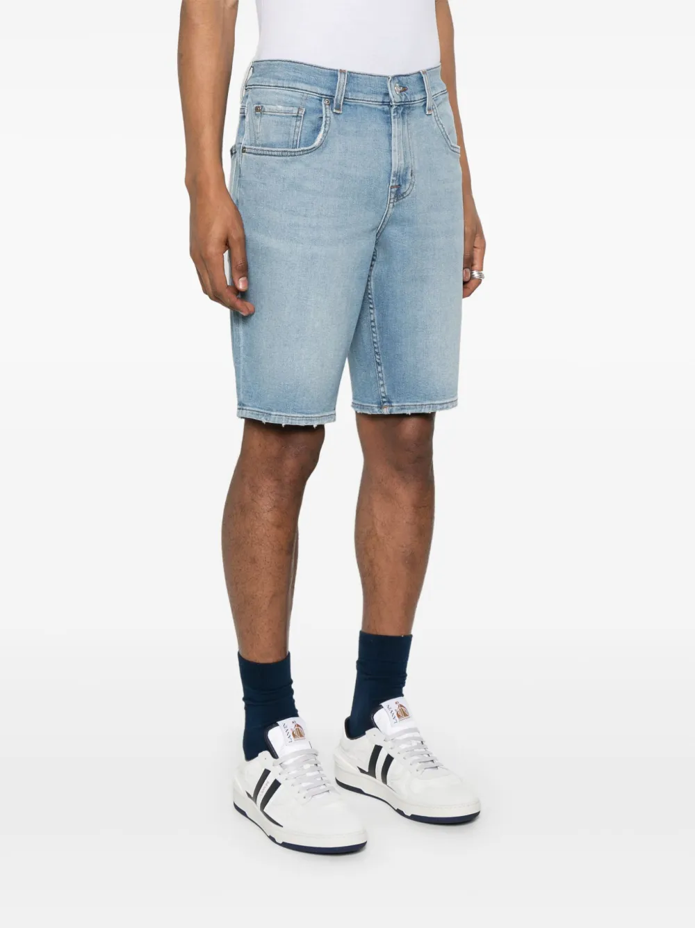 7 For All Mankind Denim shorts Blauw
