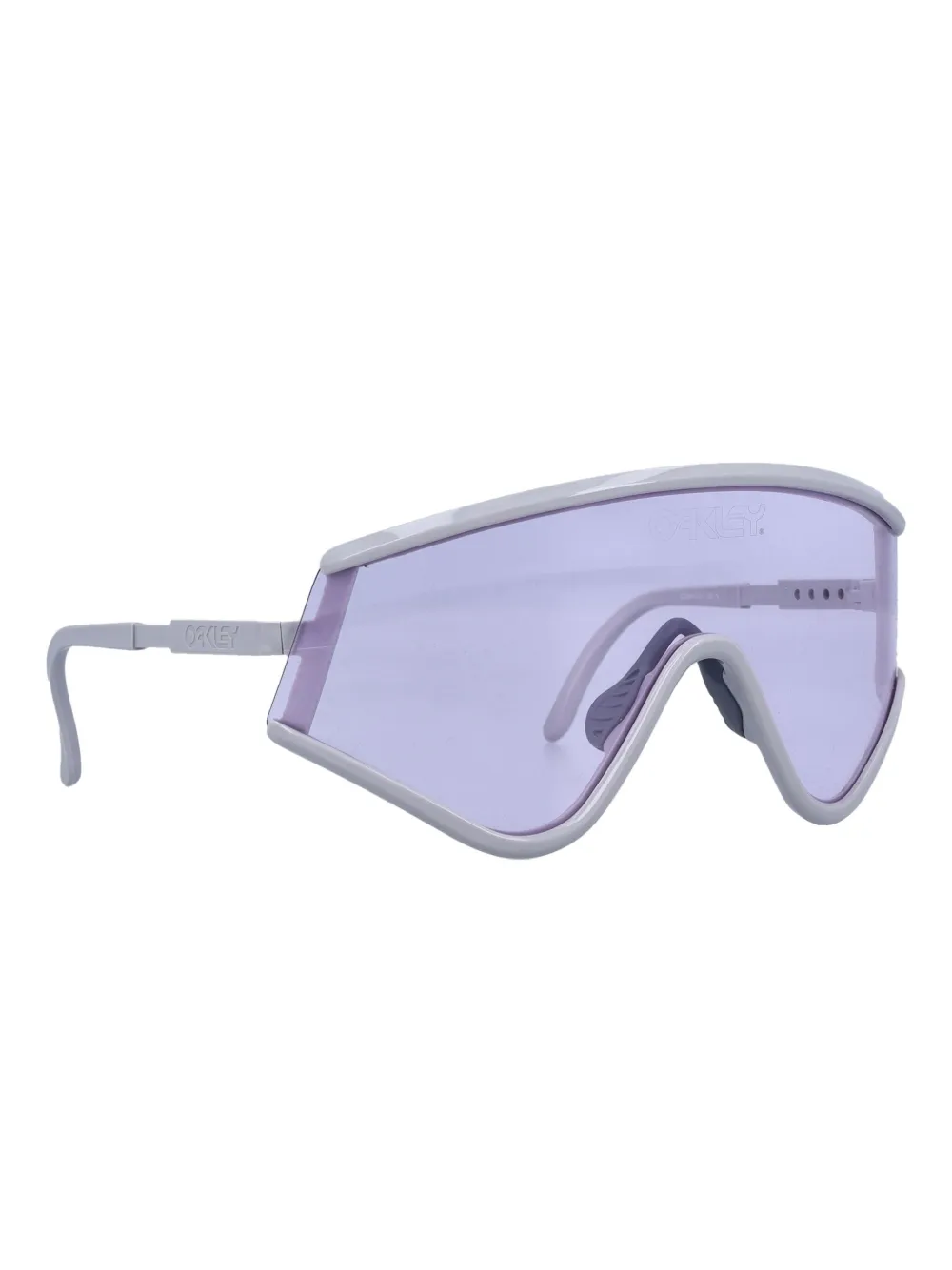 Oakley Bril met oversized montuur Grijs