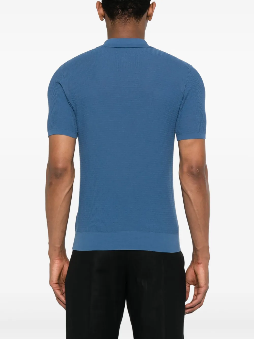 Roberto Collina Katoenen top Blauw