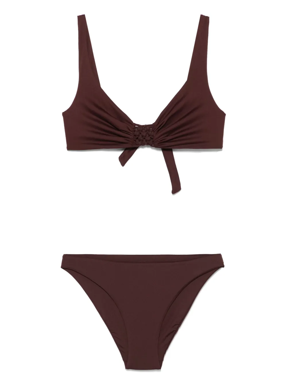 Fisico macramé-detail bikini | Brown | Image 1