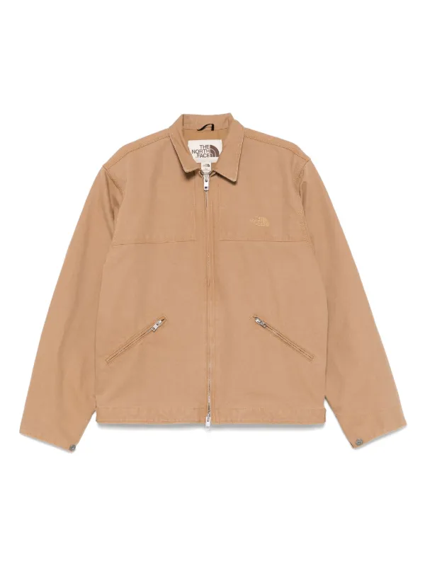 The North Face Jaqueta De Canvas | Marrom | FARFETCH BR