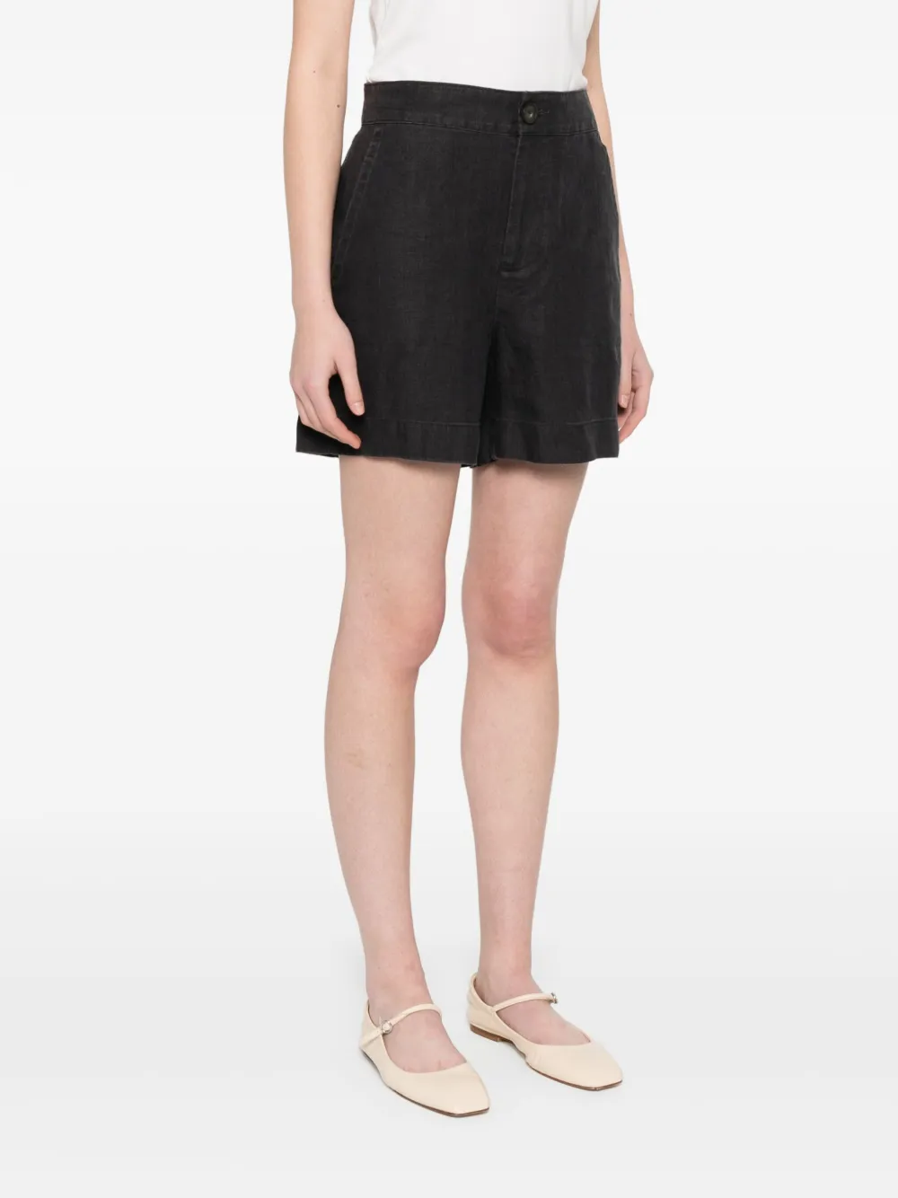 Vince Shorts met elastische taille Zwart