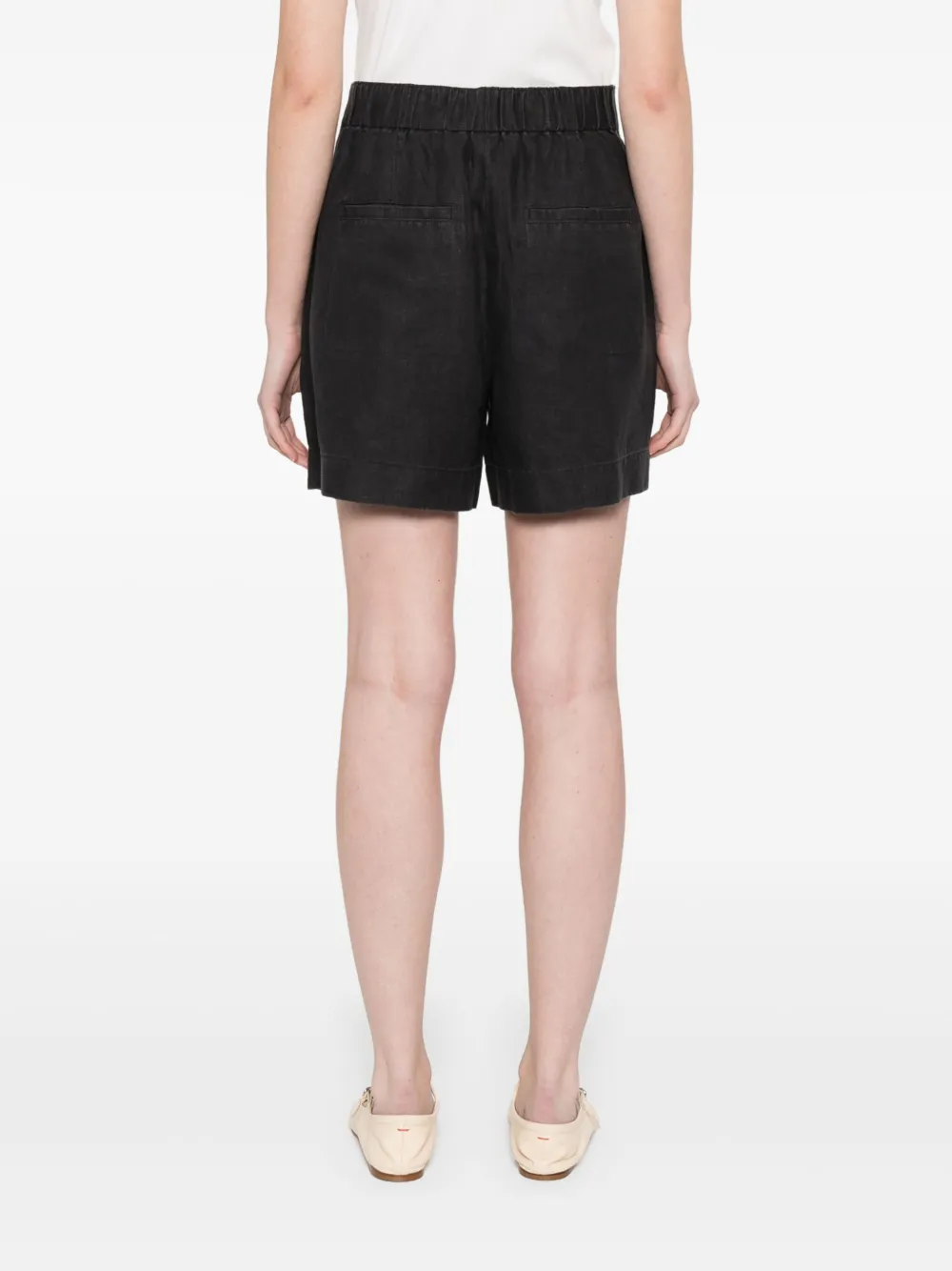 Vince Shorts met elastische taille Zwart