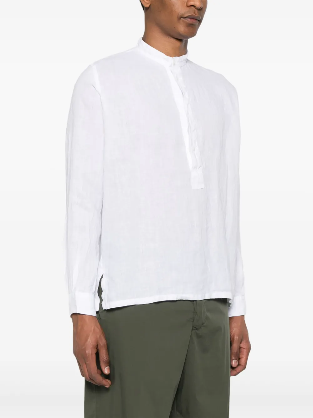 Linen Henley Top