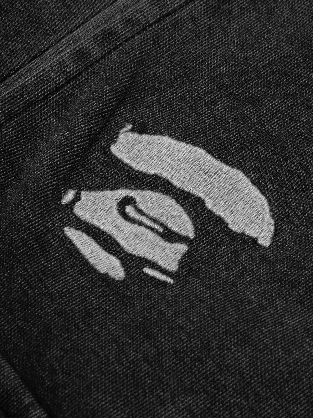AAPE BY *A BATHING APE Shorts met logopatch Zwart