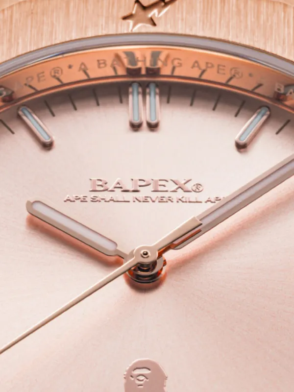 A BATHING APE® Type 9 Bapex 42mm | Pink | FARFETCH A BATHING APE® Type 9 Bapex 42mm | Pink | FARFETCH
