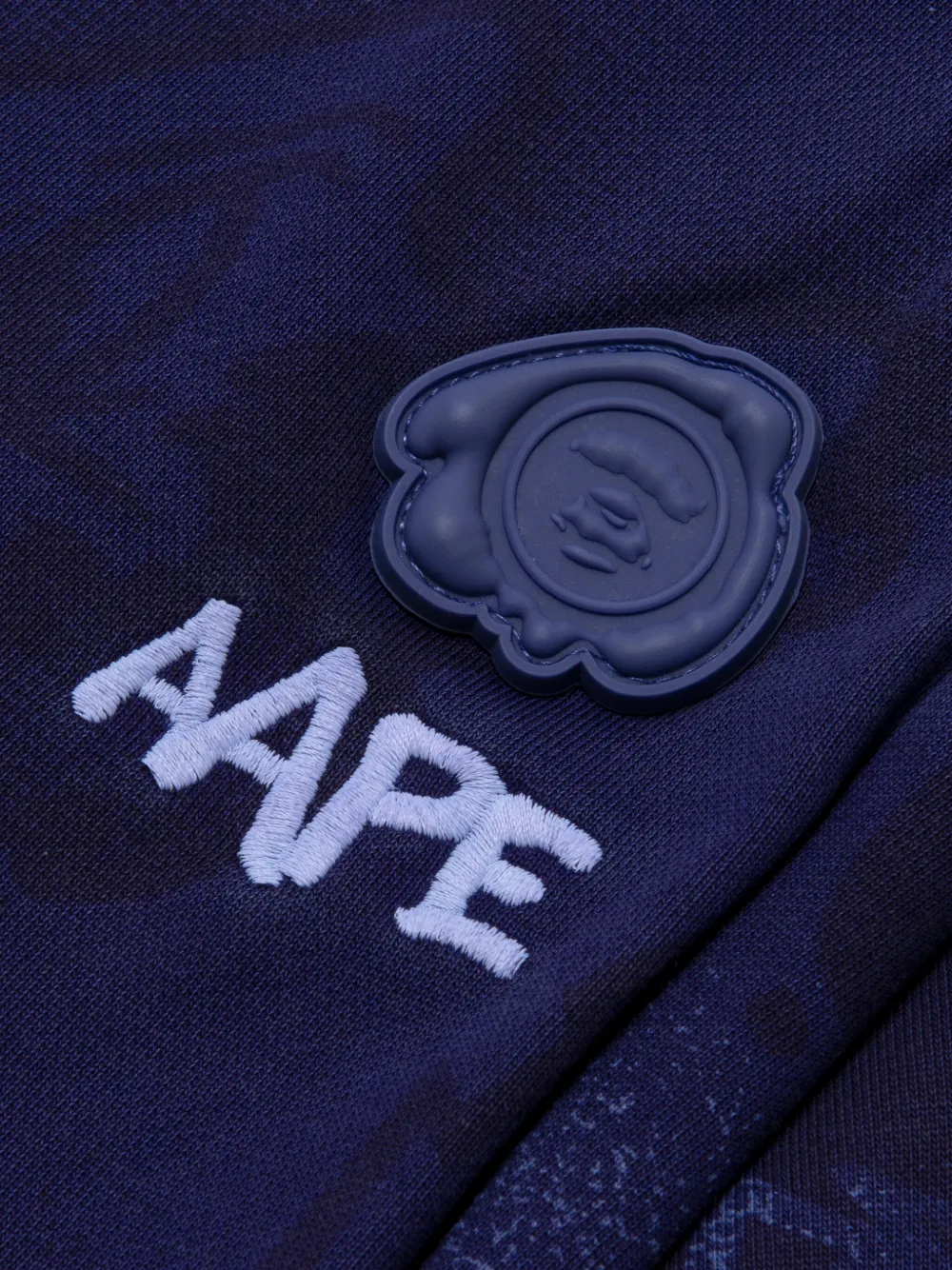 AAPE BY *A BATHING APE Shorts met print Blauw