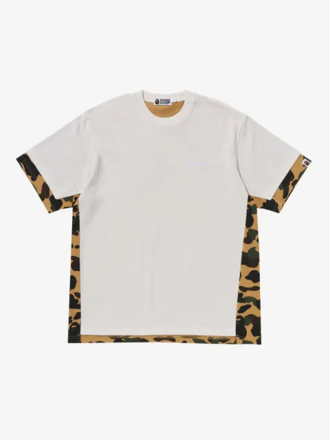A BATHING APE® camo-panelled T-shirt