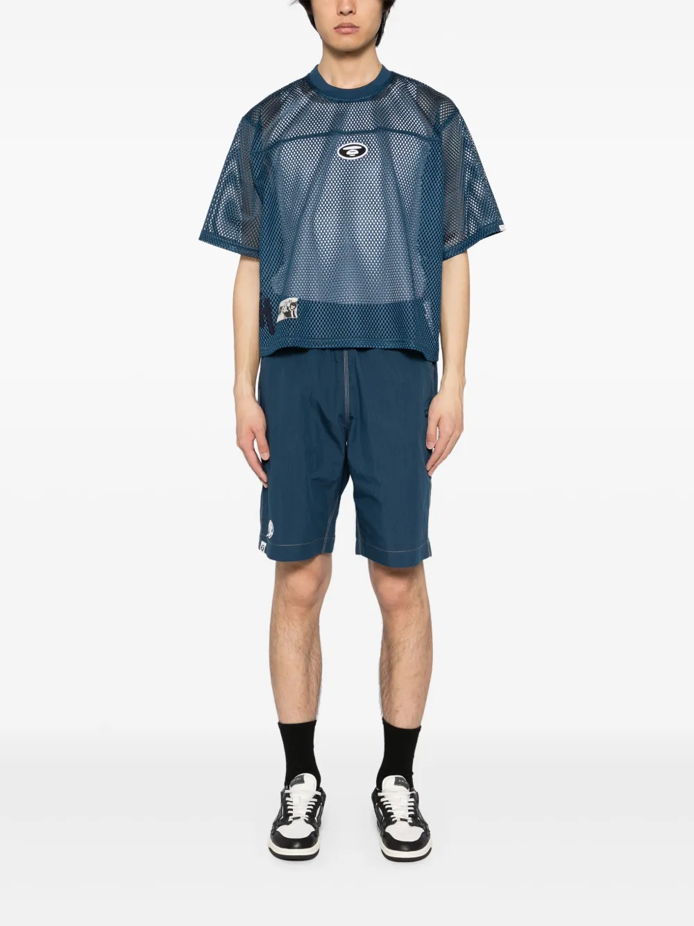 AAPE BY *A BATHING APE® playera con parche del logo | Playeras | Image 2