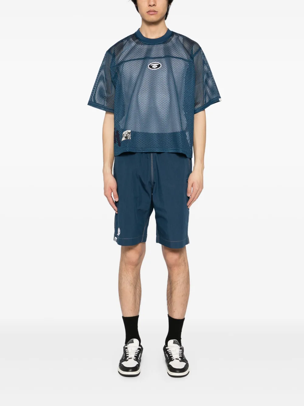 AAPE BY *A BATHING APE® logo-patch shorts | Track & Running Shorts | Image 2