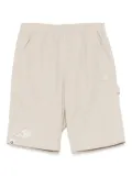 AAPE BY *A BATHING APE® logo-patch shorts - Neutrals