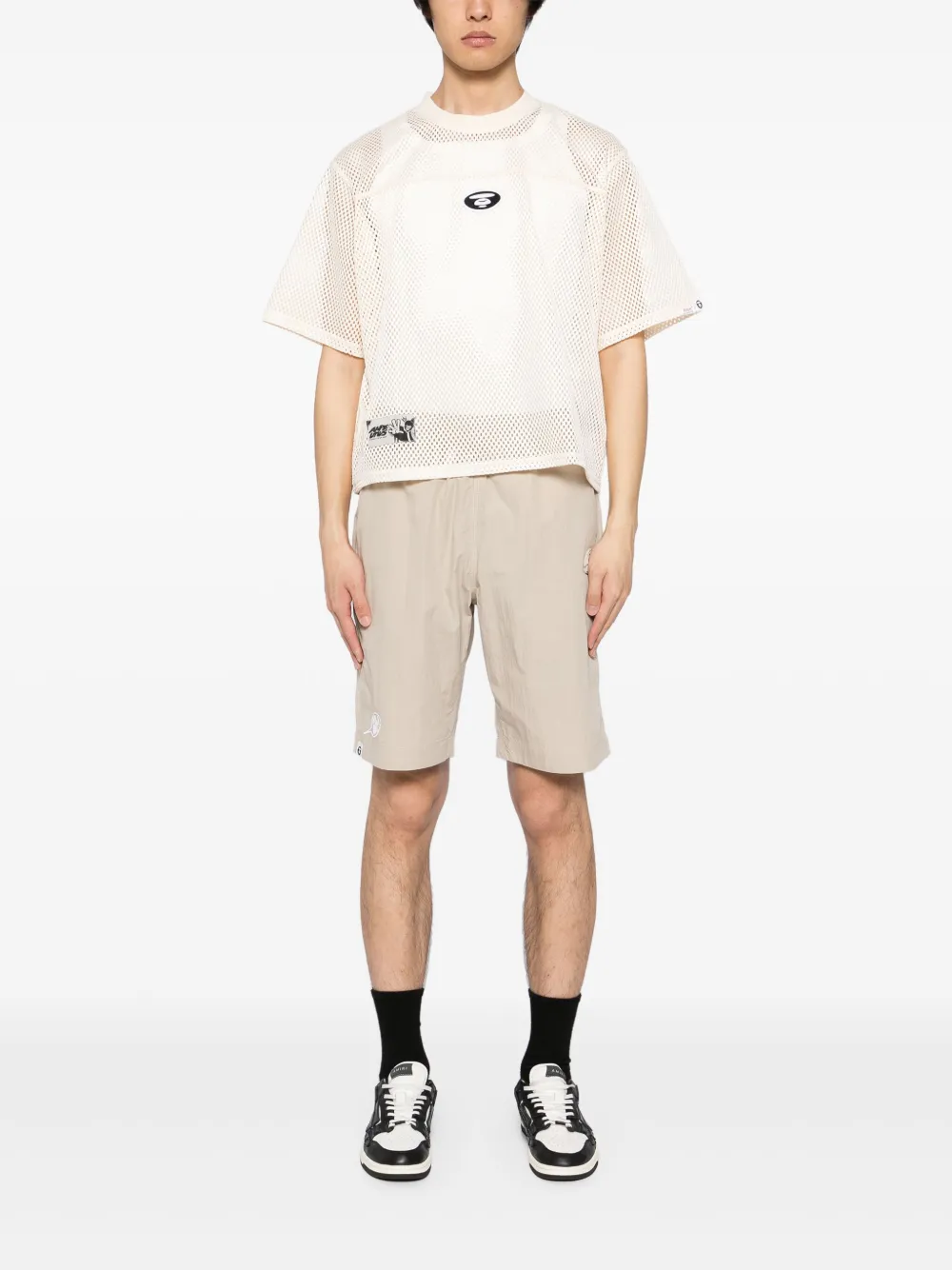 AAPE BY *A BATHING APE® logo-patch shorts | Track & Running Shorts | Image 2