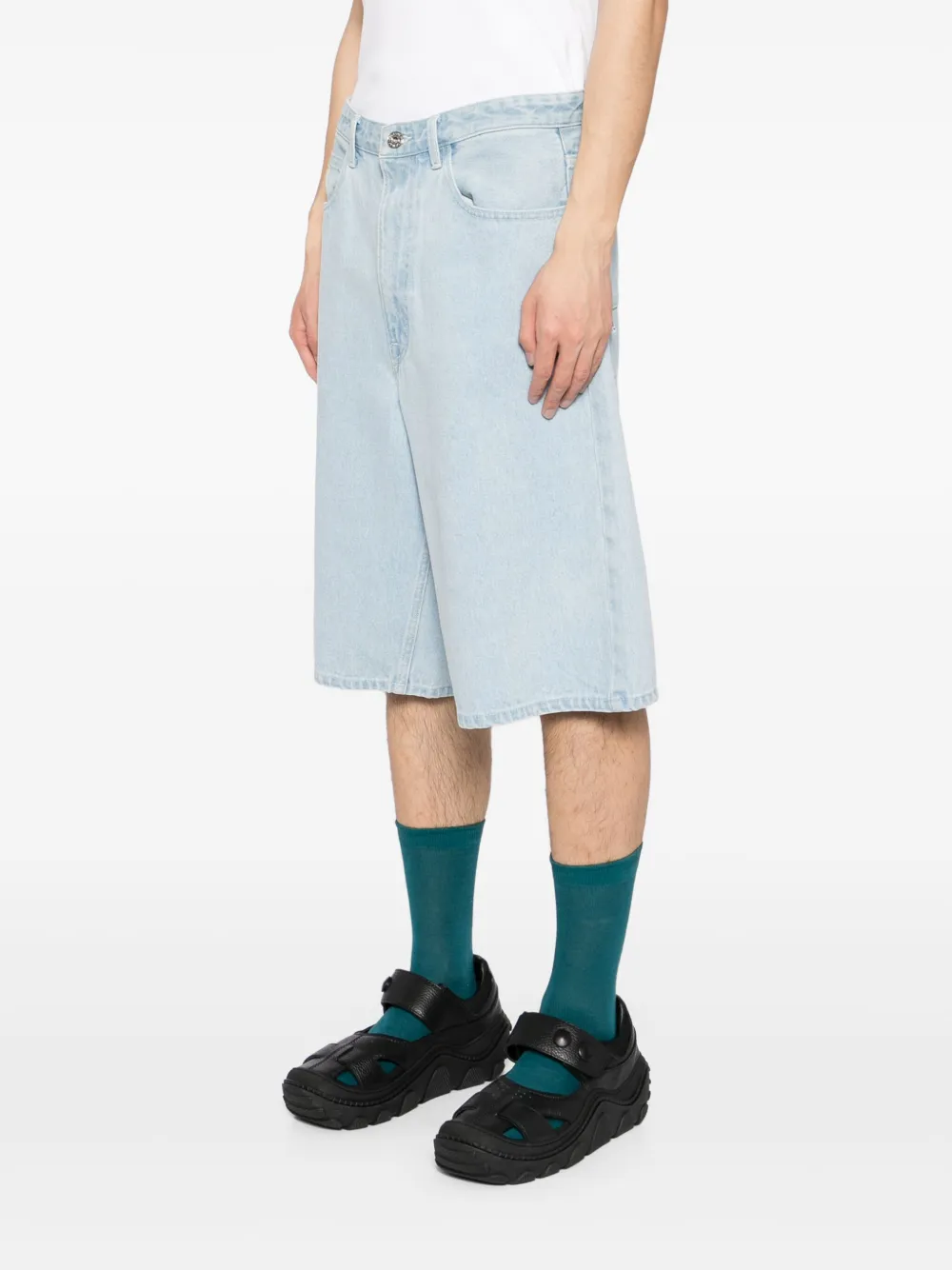 AAPE BY *A BATHING APE Denim shorts Blauw
