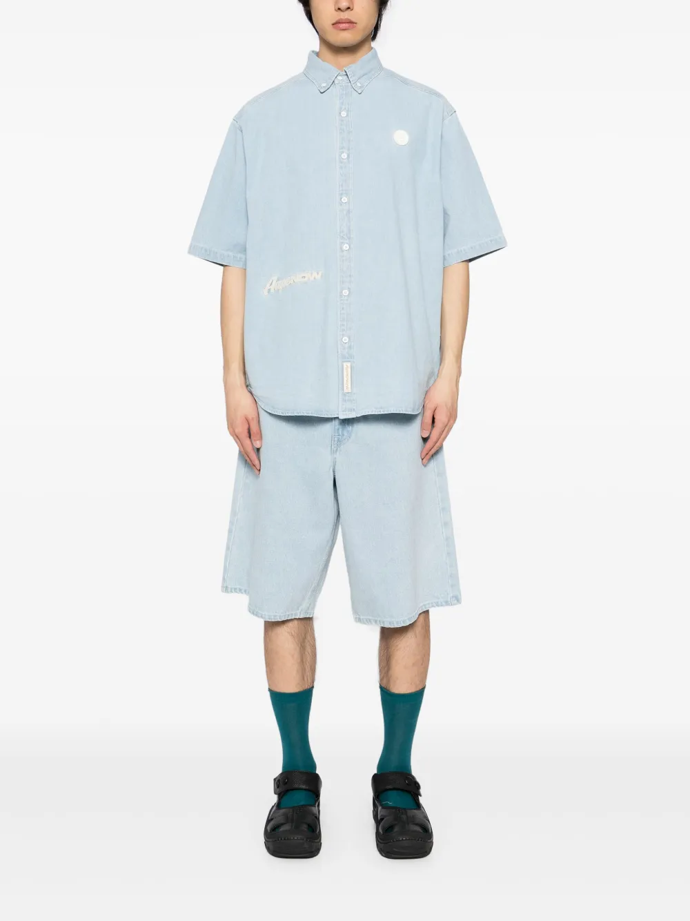 AAPE BY *A BATHING APE® denim shorts | Denim Shorts | Image 2