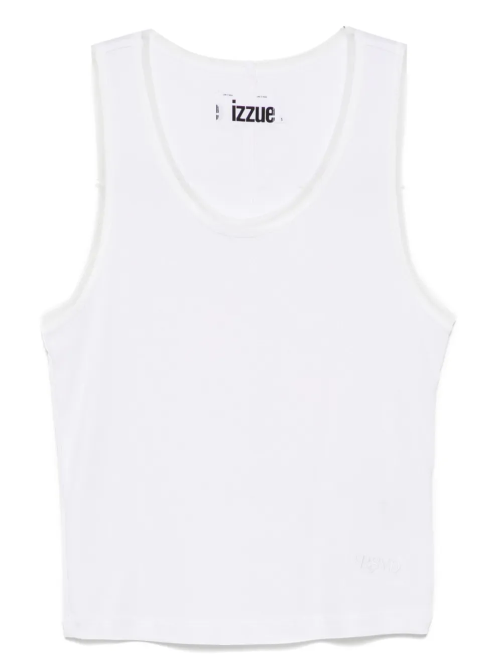 Izzue Tanktop met borduurwerk Wit