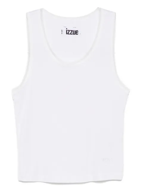izzue embroidered tank top