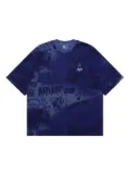 AAPE BY *A BATHING APE® printed T-shirt - Blue