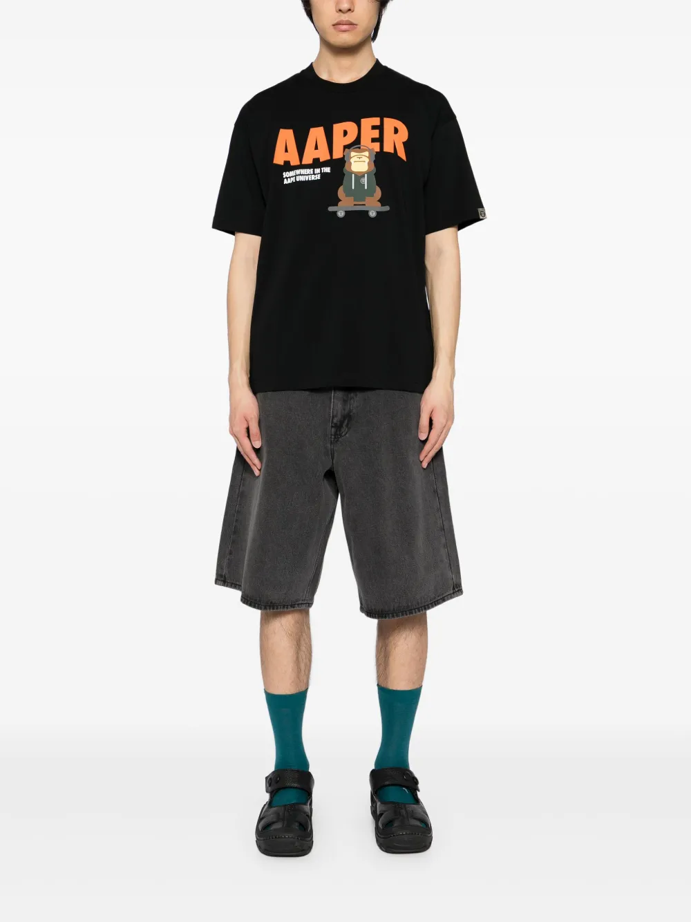 AAPE BY *A BATHING APE® playera con estampado gráfico | Playeras | Image 2