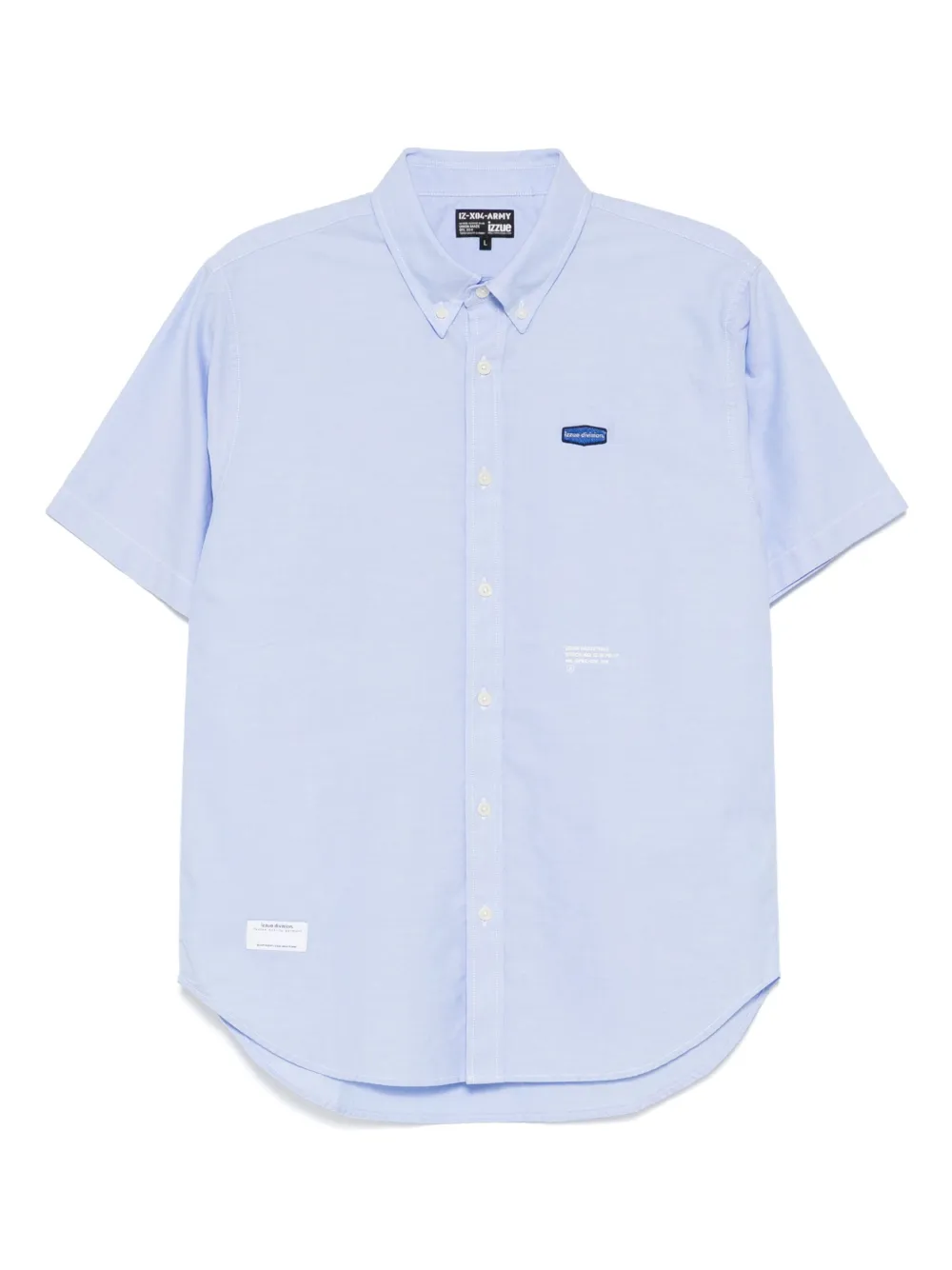 izzue camisa con parche del logo | azul | Image 1