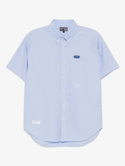 izzue logo-patch shirt