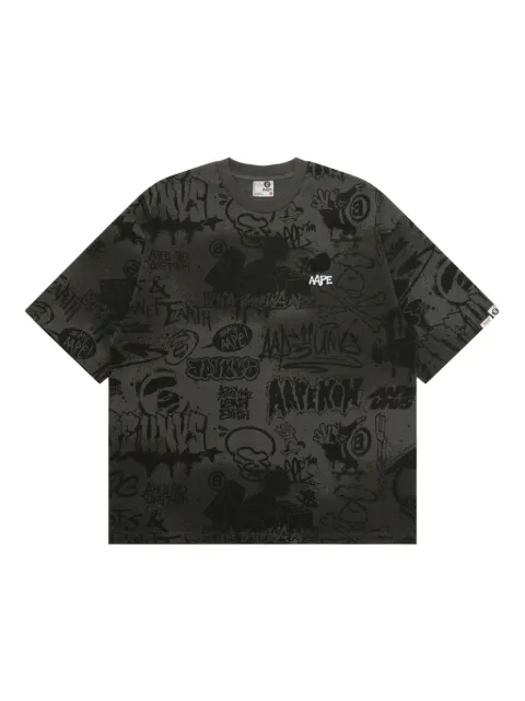 AAPE BY *A BATHING APE® t-shirt à imprimé graphique