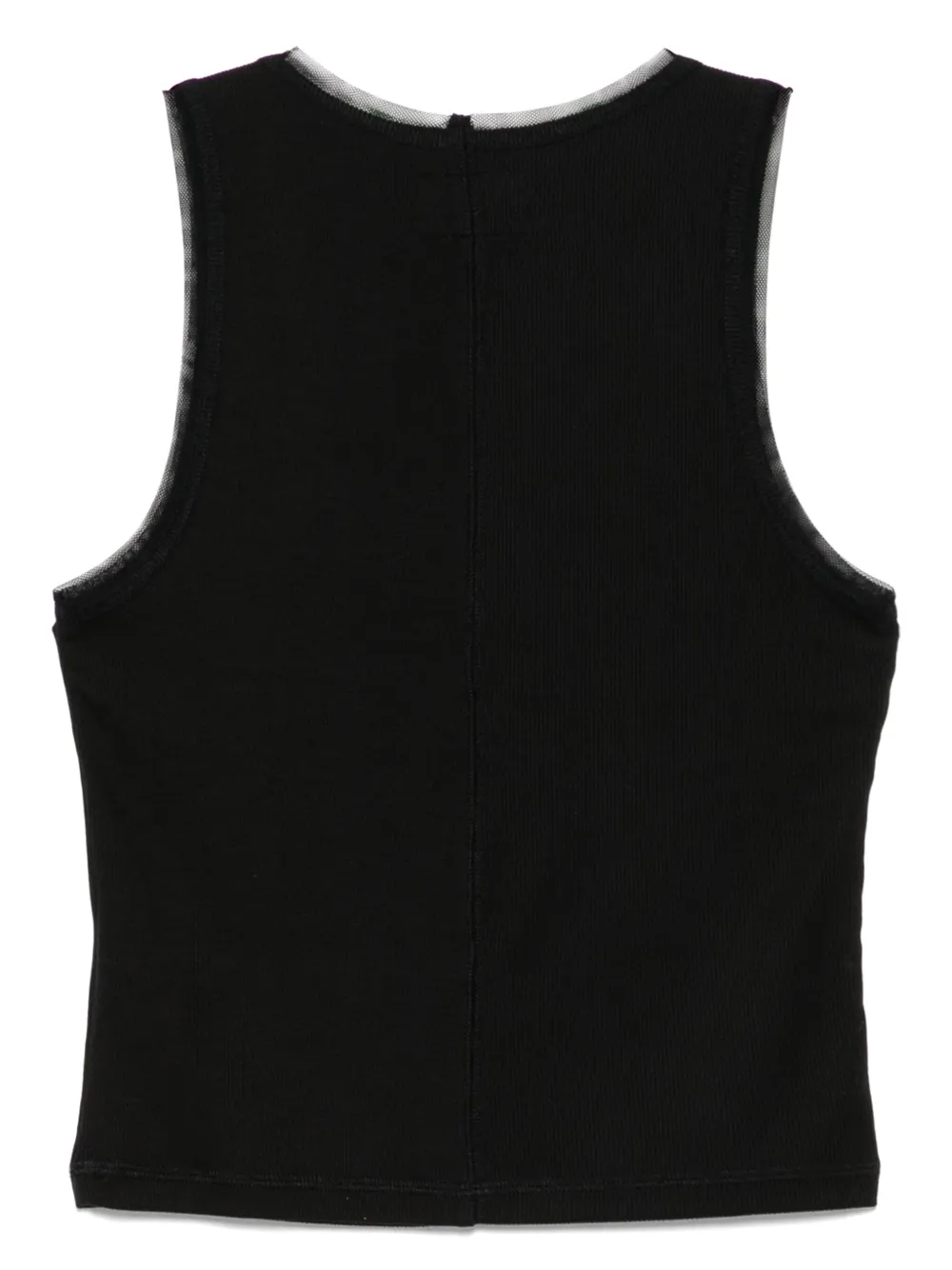 izzue Tanktop met borduurwerk Zwart