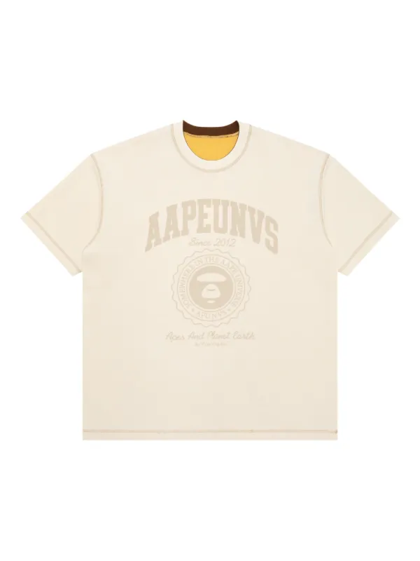 AAPE BY *A BATHING APE® リバーシブル Tシャツ | ニュートラル