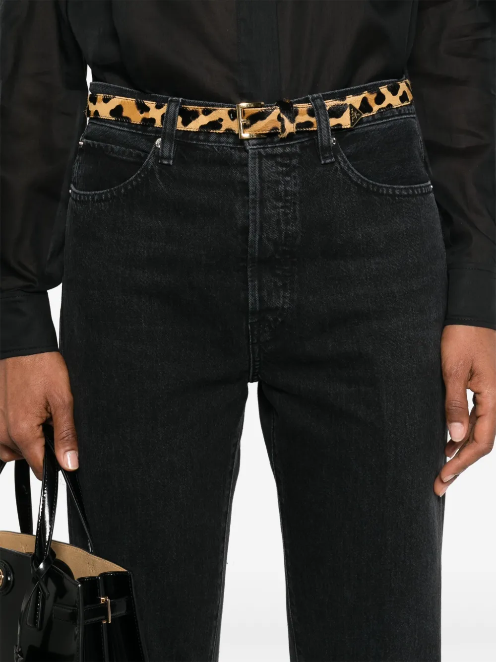 FRAME The Vertical jeans Zwart