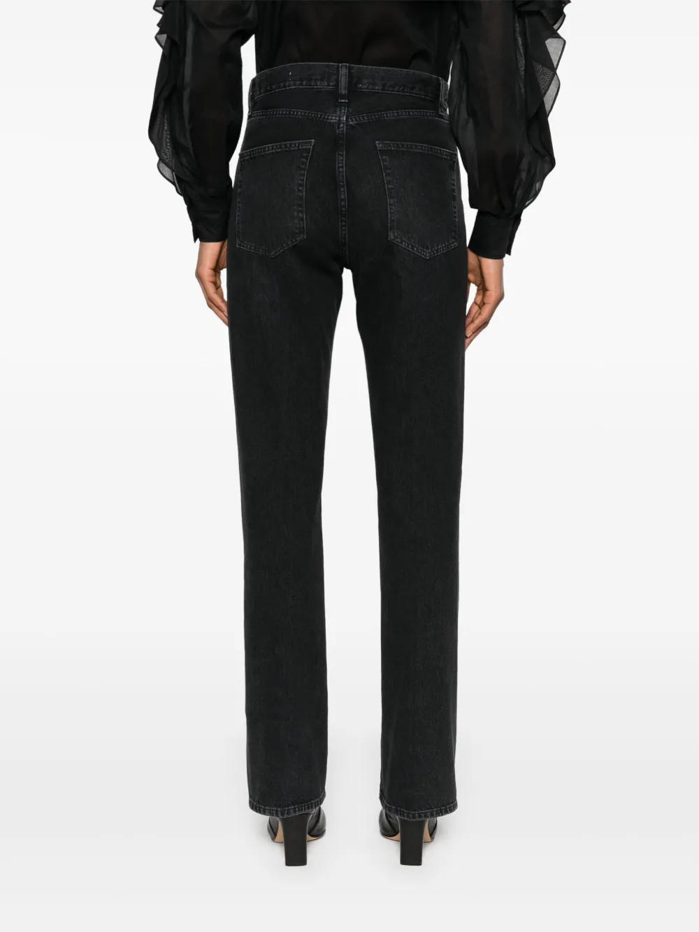 FRAME The Vertical jeans Zwart
