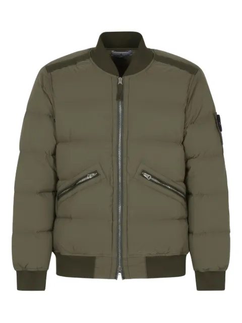 Stone Island chamarra bomber con motivo Compass
