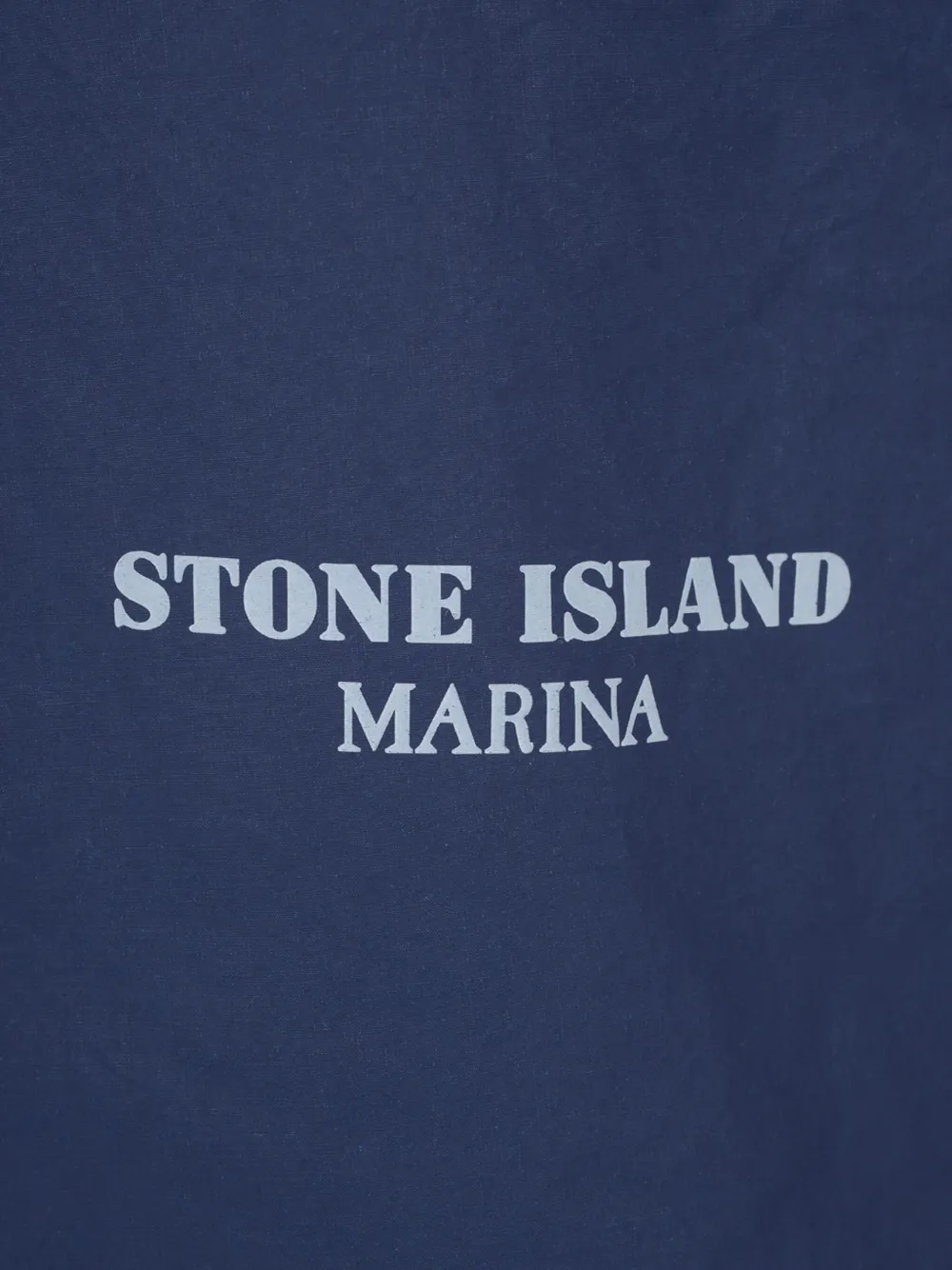 Stone Island Bermuda shorts met logoprint Blauw