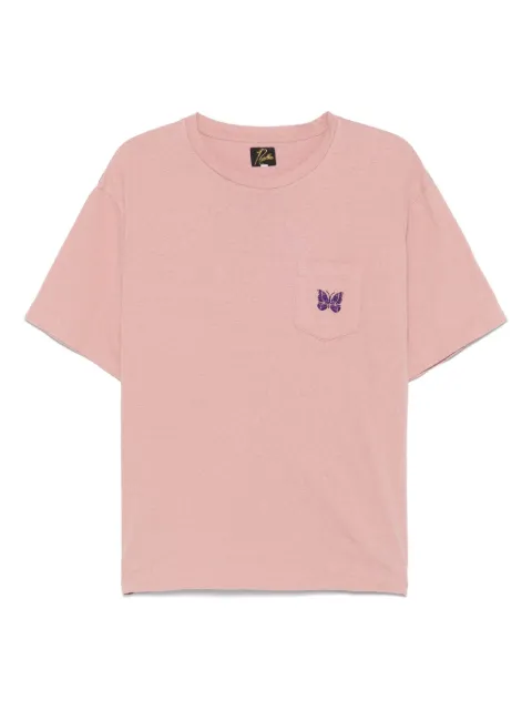 Needles butterfly-embroidered T-shirt