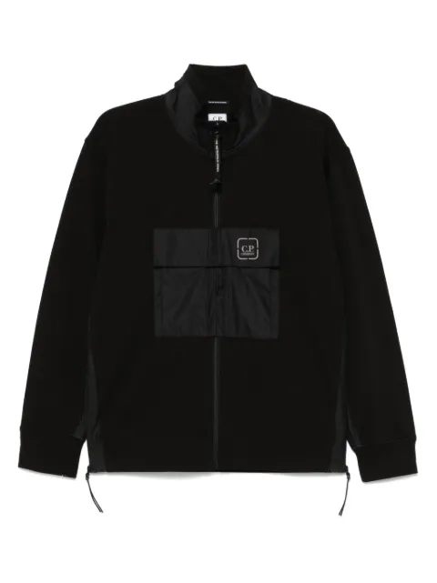 C.P. Company panneled stretch-fleece sweatshirt
